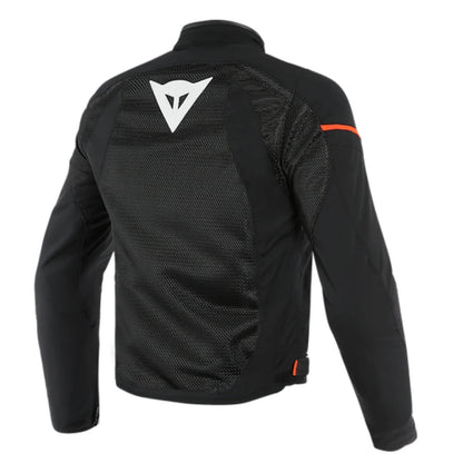 DAINESE AIR FRAME D1 TEX JACKET-BLACK/WHITE/FLUO-RED
