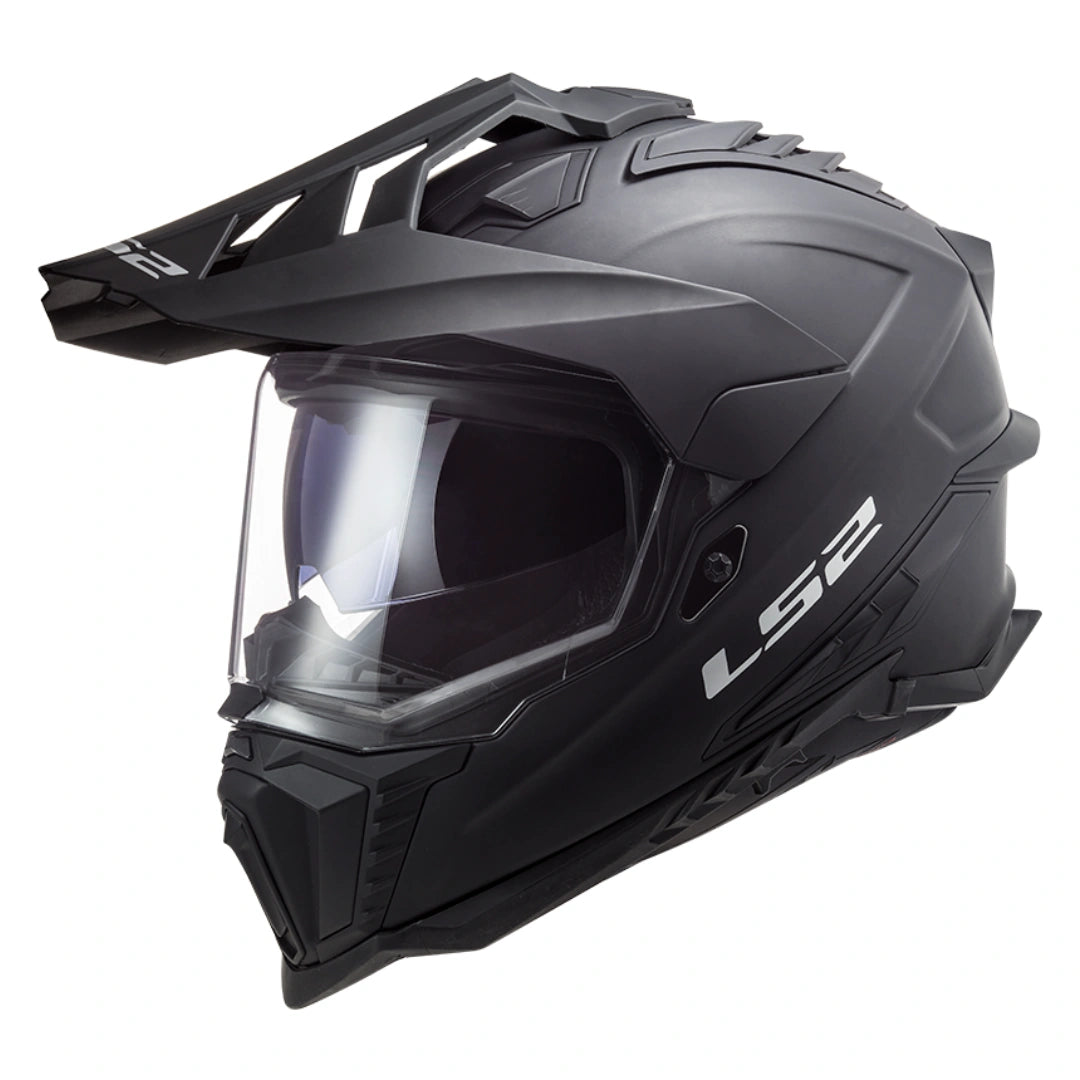 LS2 MX436 PIONEER II SOLID MATT BLACK