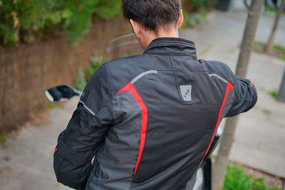 LS2 SEPANG BLACK RED JACKET