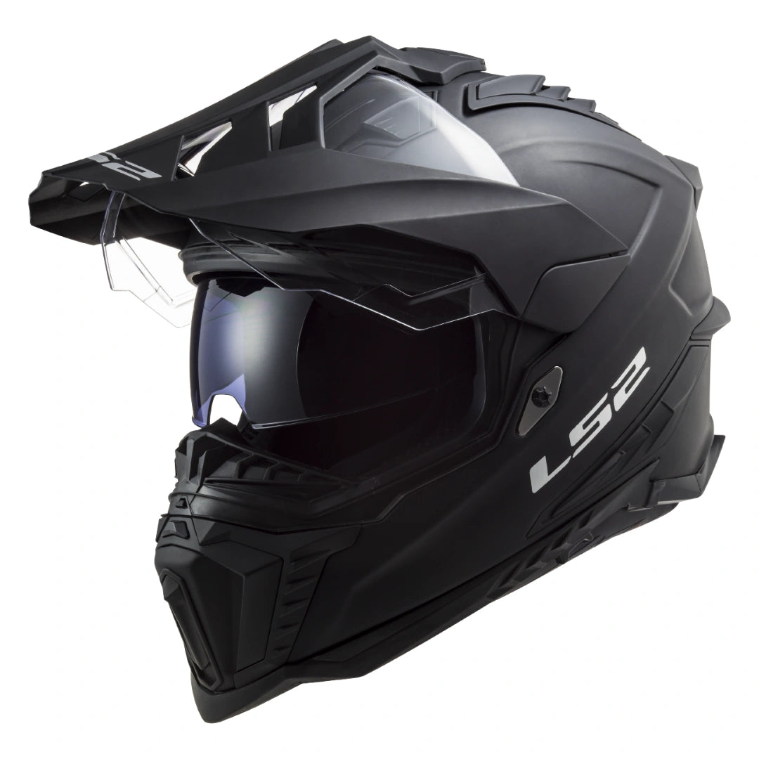 LS2 MX436 PIONEER II SOLID MATT BLACK