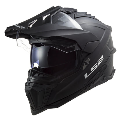 LS2 MX436 PIONEER II SOLID MATT BLACK