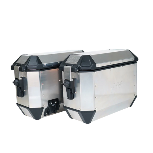 GIVI MONTE BIANCO SIDE CASES PAIR (MONOKEY, SILVER)