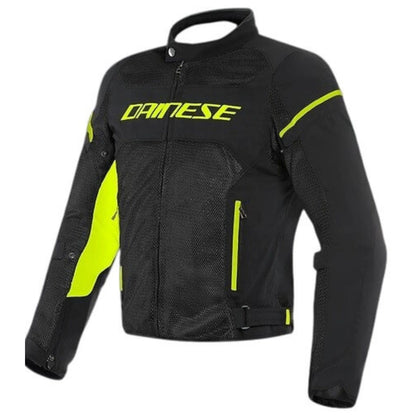 DAINESE AIR FRAME D1 TEX JACKET-BLACK/FLUO-YELLOW
