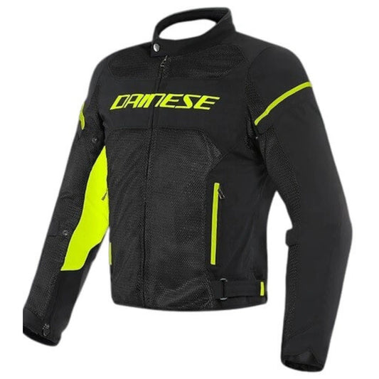 DAINESE AIR FRAME D1 TEX JACKET-BLACK/FLUO-YELLOW