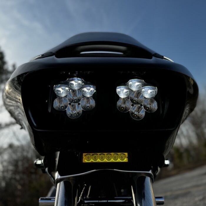 CUSTOM DYNAMICS – SHARK DEMON™ 2 PERFORMANCE LED HEADLIGHT KIT FOR ROAD GLIDE MOTORCYCLES