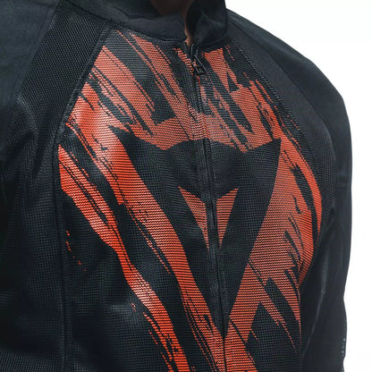 DAINESE AIR TEX HEROSPEHRE BLACK/RED TARMAC