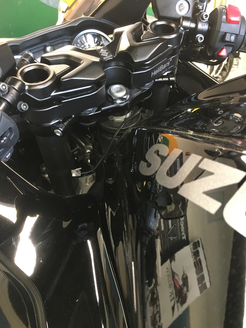 HELIBARS HR03161 HANDLEBAR RISERS FOR SUZUKI HAYABUSA GEN 3 (2021+)