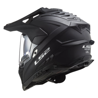 LS2 MX436 PIONEER II SOLID MATT BLACK