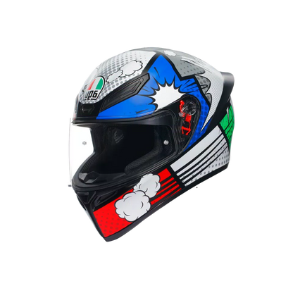 AGV K1 S BANG MATT ITALY/BLUE DOT(E2206)