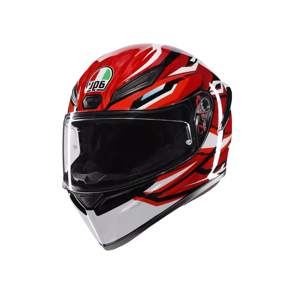 AGV K1 S LION BLACK/RED/WHITE  DOT(E2206)