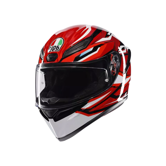AGV K1 S LION BLACK/RED/WHITE  DOT(E2206)