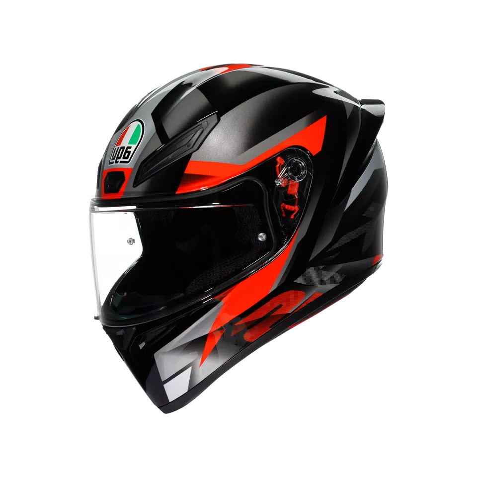 AGV K1 S FASTLAP BLACK/GREY/RED DOT(E2206)