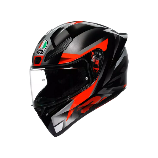 AGV K1 S FASTLAP BLACK/GREY/RED DOT(E2206)