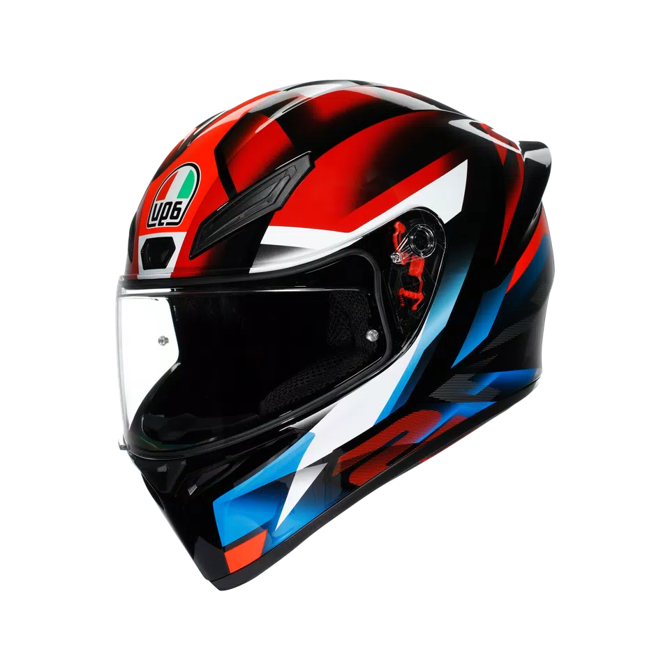 AGV K1 S FASTLAP BLACK/RED/BLUE DOT(E2206)