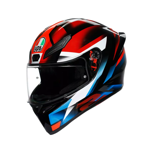 AGV K1 S FASTLAP BLACK/RED/BLUE DOT(E2206)