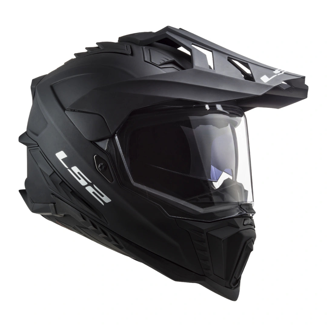 LS2 MX436 PIONEER II SOLID MATT BLACK