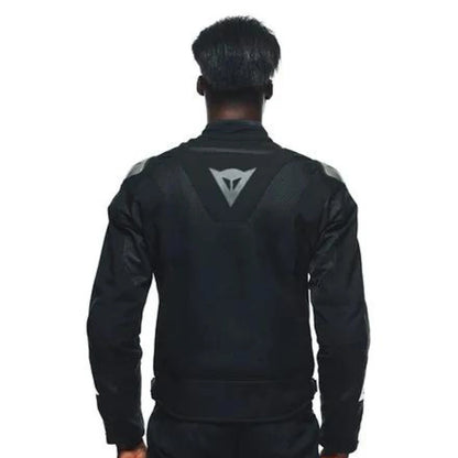 DAINESE ENERGYCA AIR TEX JACKET-BLACK/WHITE