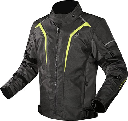 LS2 SEPANG BLACK FLUO-YELLOW JACKET