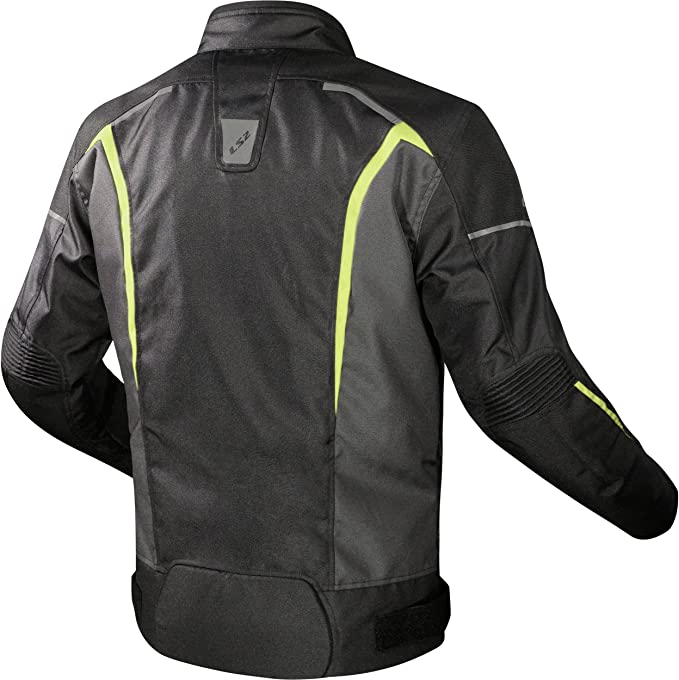 LS2 SEPANG BLACK FLUO-YELLOW JACKET