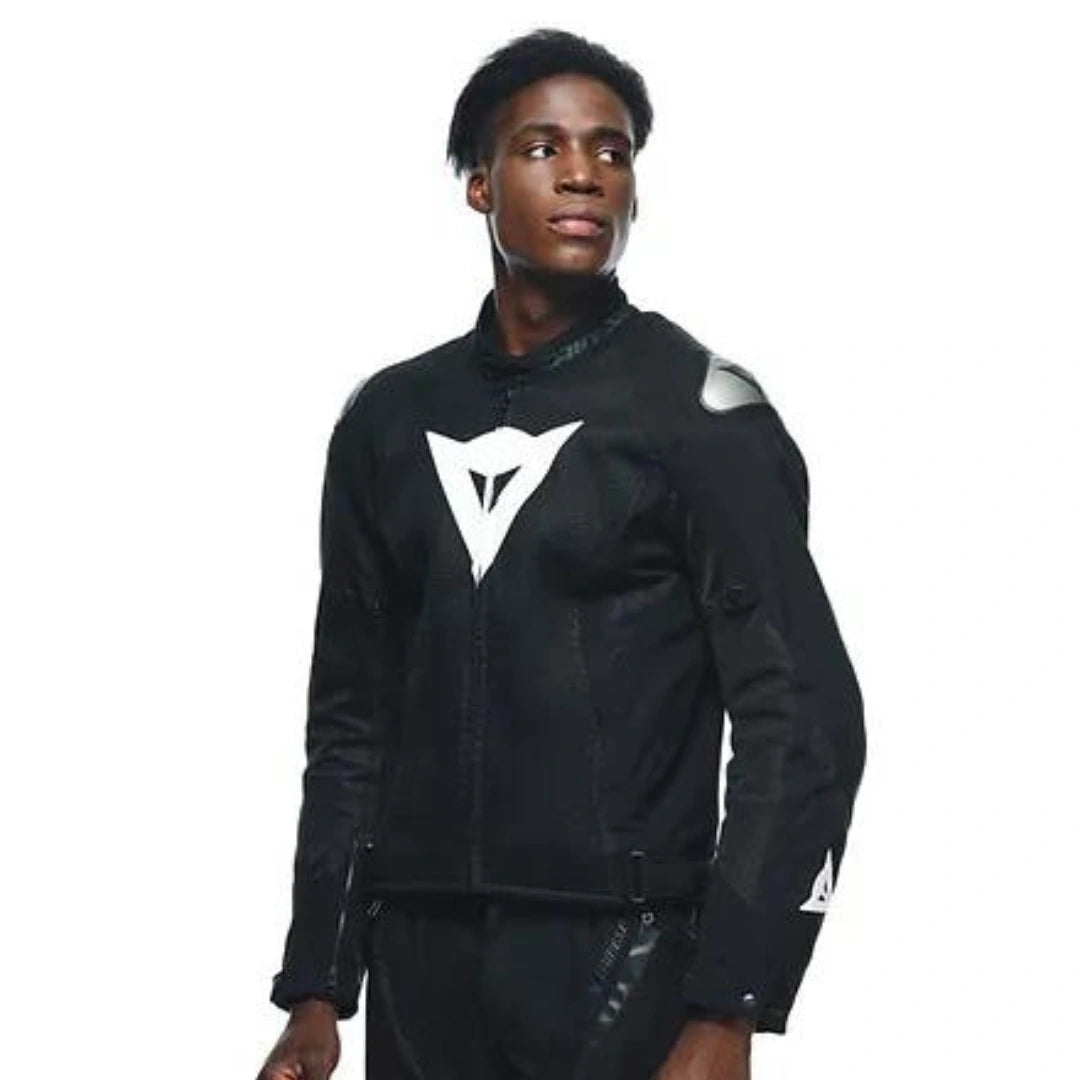 DAINESE ENERGYCA AIR TEX JACKET-BLACK/WHITE
