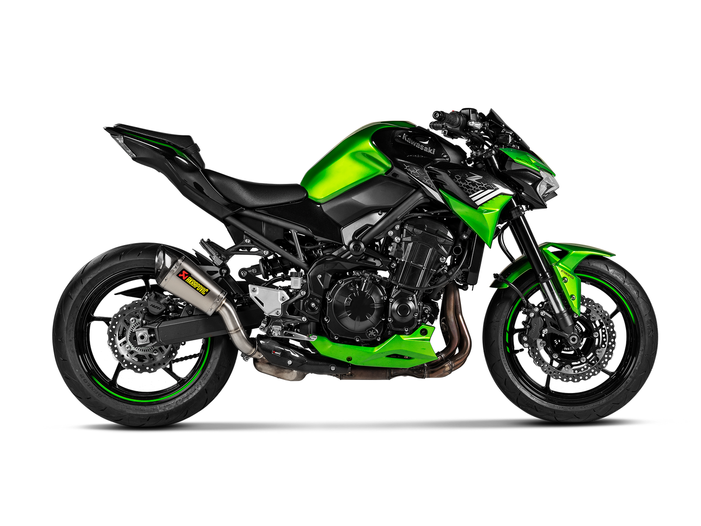 AKRAPOVIĆ SLIP-ON LINE (TITANIUM) FOR KAWASAKI Z900 2020-2024