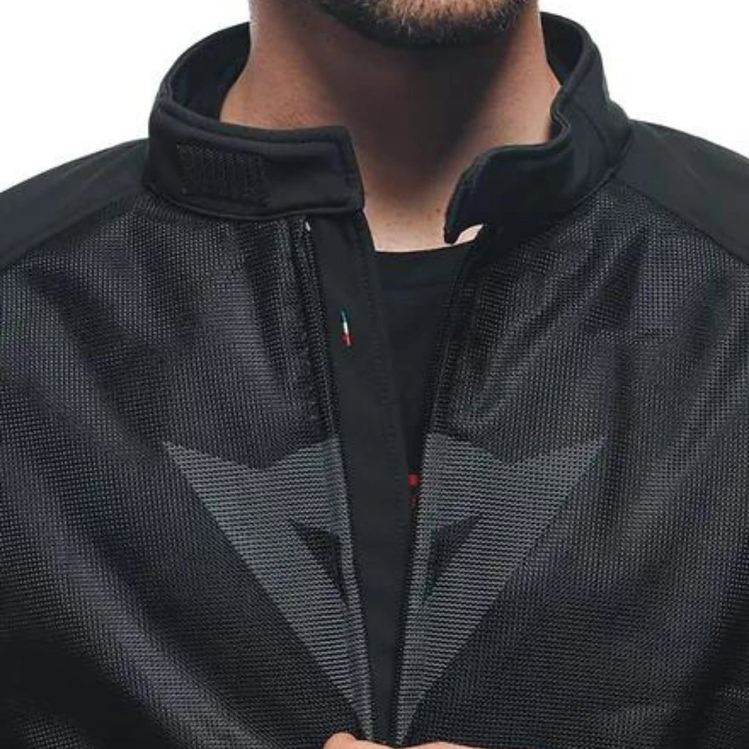DAINESE IGNITE AIR TEX JACKET BLACK/GRAY-REFLEX