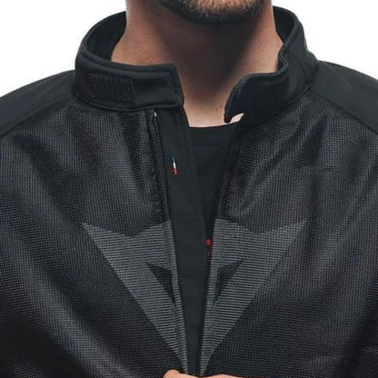 DAINESE IGNITE AIR TEX JACKET BLACK/GRAY-REFLEX