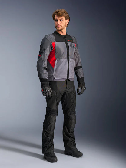 ALPINESTARS ST-2 AIR JACKET-DEEP GREY/DARK GREY/BRIGHT RED