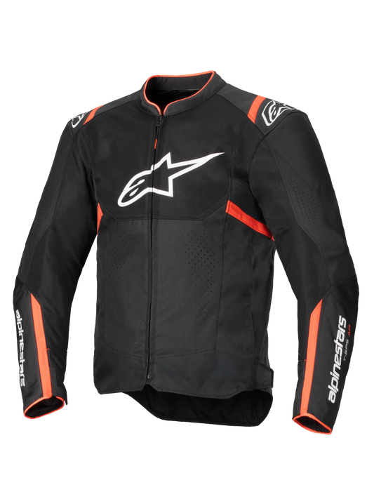 ALPINESTARS T-SPS AIR V2 JACKET BLACK / RED FLUO