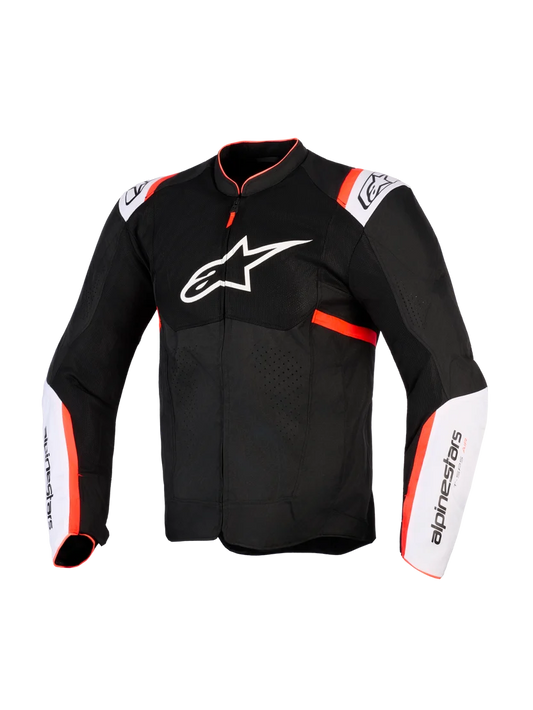 ALPINESTARS T-SPS AIR V2 JACKET BLACK / WHITE / RED FLUO