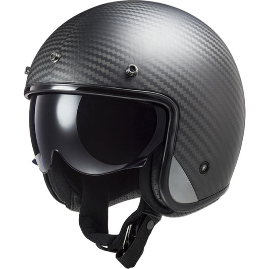 LS2 OF601 BOB 2 CARBON CUSTOM SOLID GLOSS