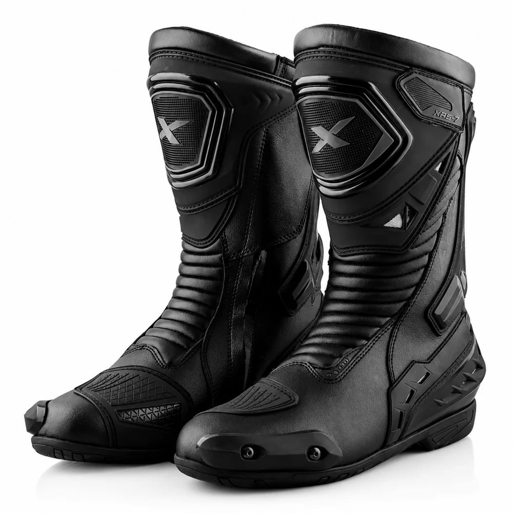 AXOR SLIP STREAM PRO RIDING BOOTS- BLACK/BLACK