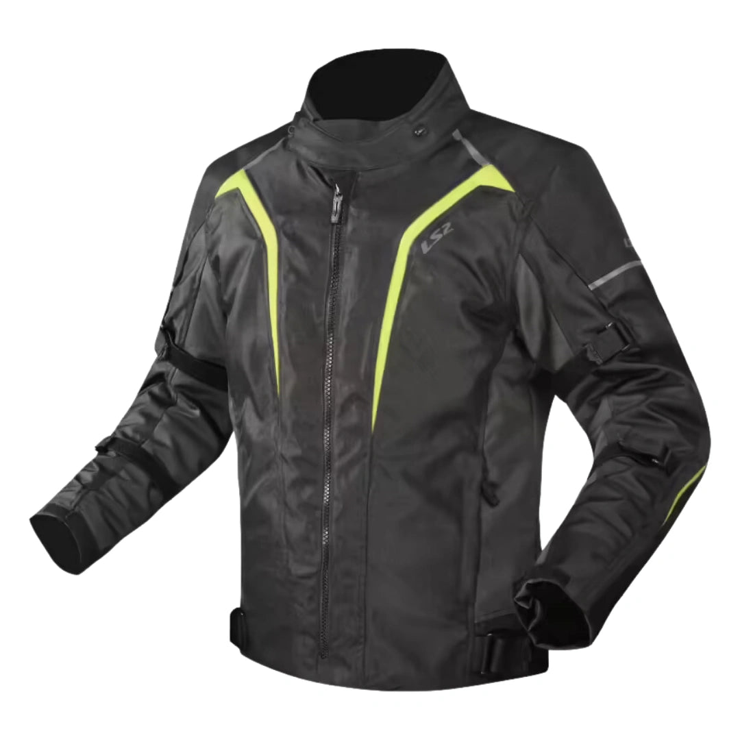 LS2 SEPANG BLACK FLUO-YELLOW JACKET