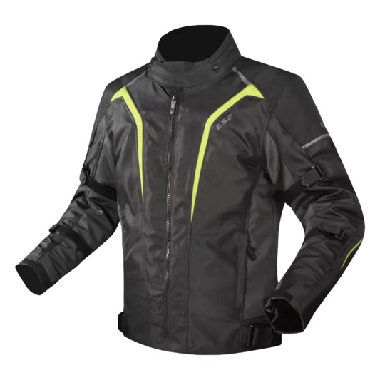 LS2 SEPANG BLACK FLUO-YELLOW JACKET
