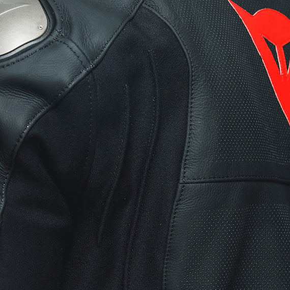 DAINESE SPORTIVA LEATHER JACKET – BLACK-MATT