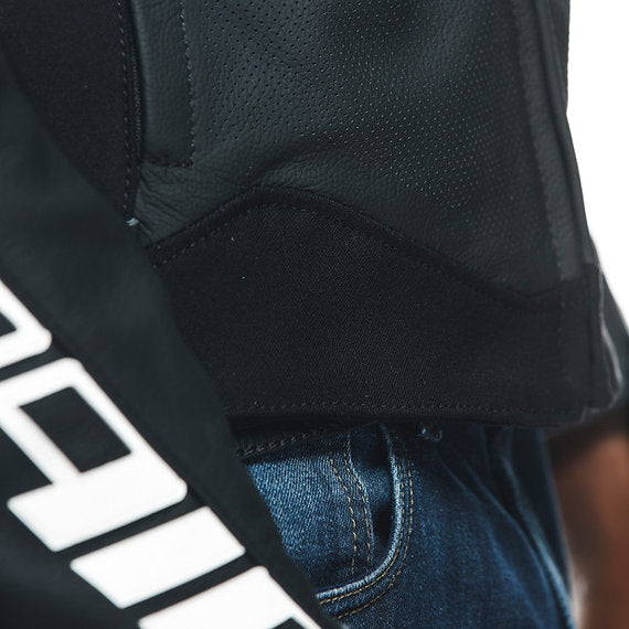 DAINESE SPORTIVA LEATHER JACKET – BLACK-MATT