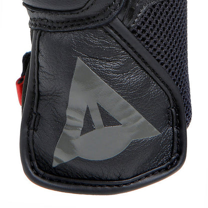 DAINESE MIG 3 LEATHER GLOVES - BLACK/BLACK