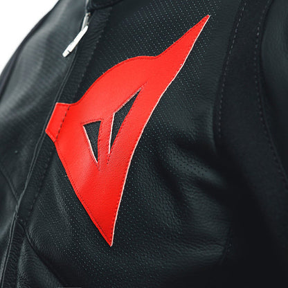 DAINESE SPORTIVA LEATHER JACKET – BLACK-MATT