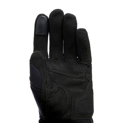 DAINESE MIG 3 AIR TEX GLOVES - BLACK/RED-FLUO