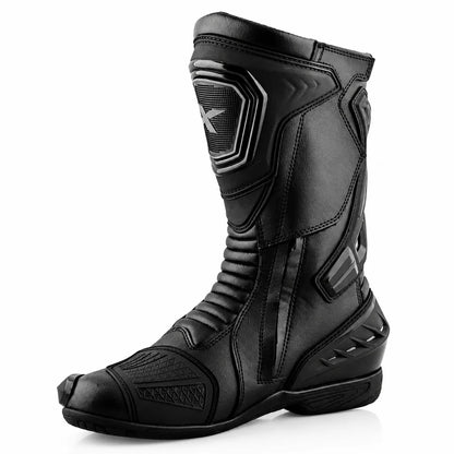 AXOR SLIP STREAM PRO RIDING BOOTS- BLACK/BLACK