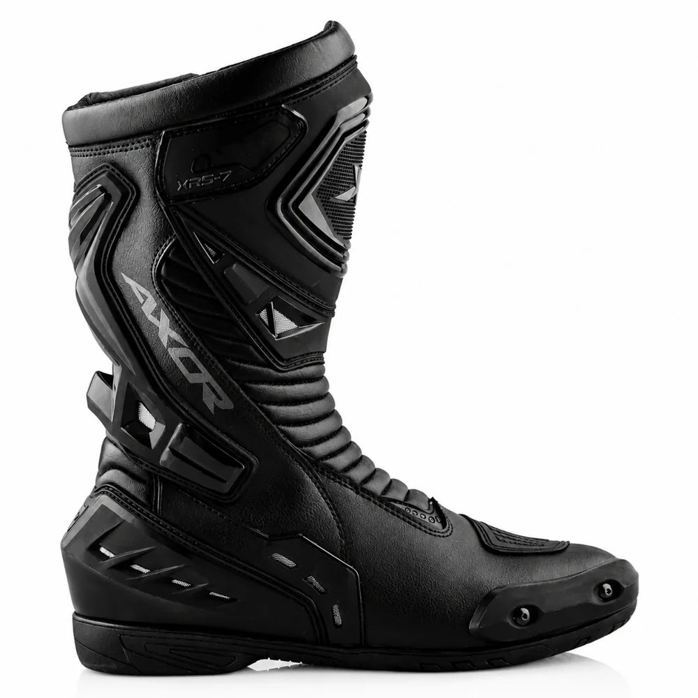 AXOR SLIP STREAM PRO RIDING BOOTS- BLACK/BLACK