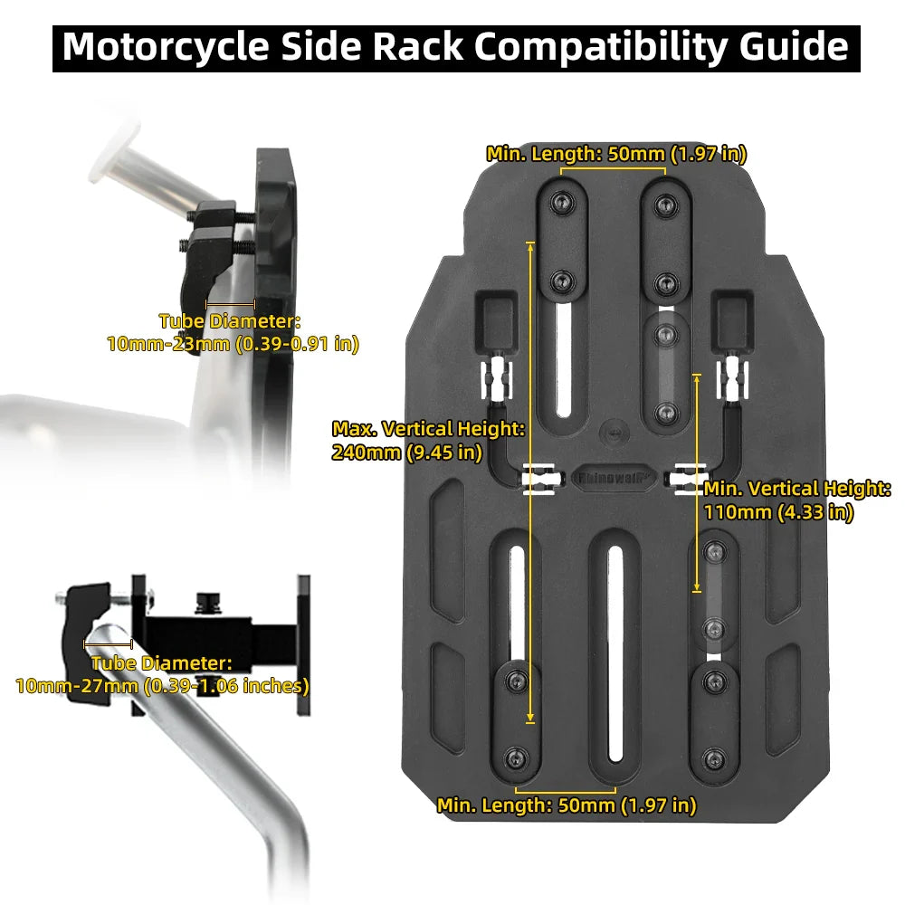 RHINOWALK 35L QUICK RELEASE SIDE PANNIER BAGS
