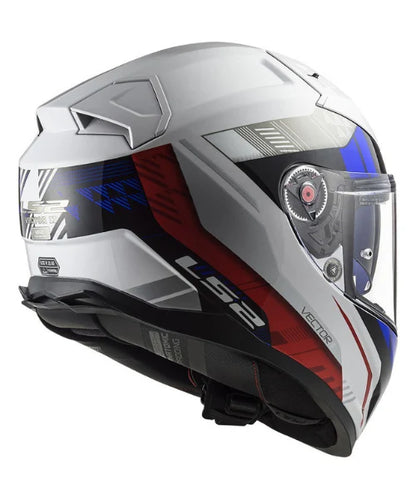 LS2 VECTOR II STYLUS WHITE FLUO RED