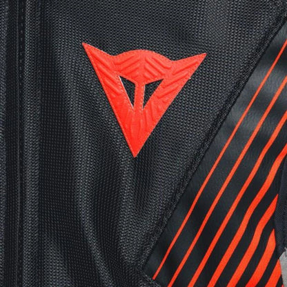 DAINESE SIPER RIDER 2 ABSOLUTESHELL JACKET BLACK/DARK-GULL-GRAY/FLUO-RED