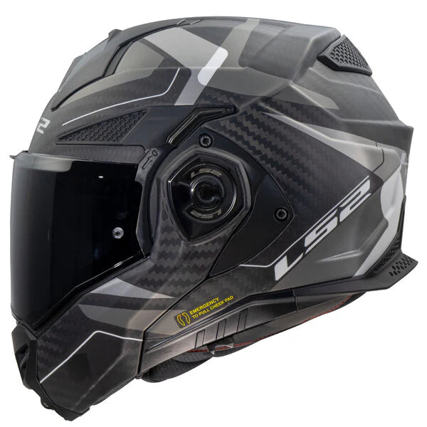 LS2 FF901 ADVANT X CARBON HORIZON SILVER GREY