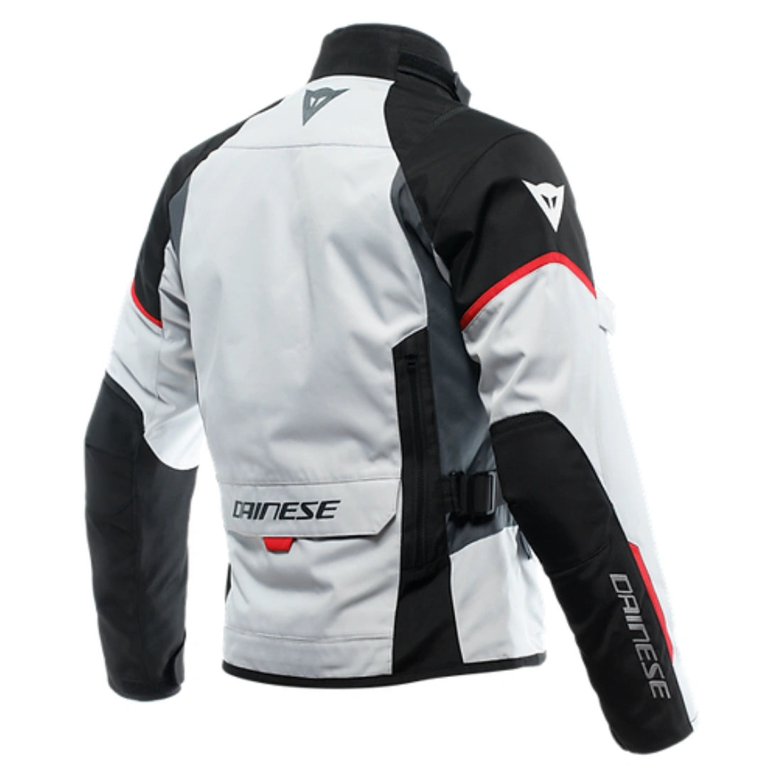 DAINESE TEMPEST 3D-DRY® JACKET GLACIER-GREY/BLACK/LAVA-RED
