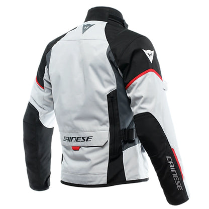 DAINESE TEMPEST 3D-DRY® JACKET GLACIER-GREY/BLACK/LAVA-RED