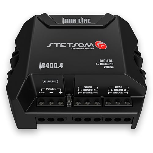STETSOM IRON LINE 4 CHANNEL AMPLIFIER – IR 400.4