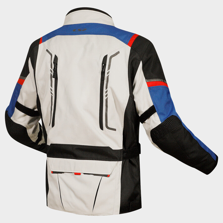 LS2 NARVIK MAN JACKET BLUE BLACK GREY RED