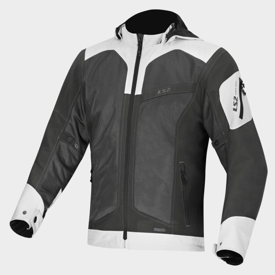 LS2 JACKET BOLTON AIR MAN GREEN GREY